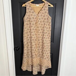 Pure Jill Elements Tan Petite Dress Small Petite